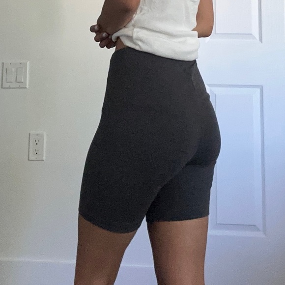 Grey Bike Shorts - Picture 2 of 3